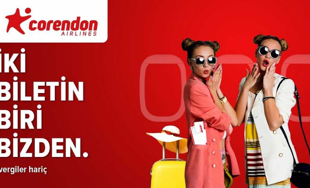 Corendon Airlines Ocak Ayına Özel “İki Biletin Biri Bizden” Kampanyası Başlattı